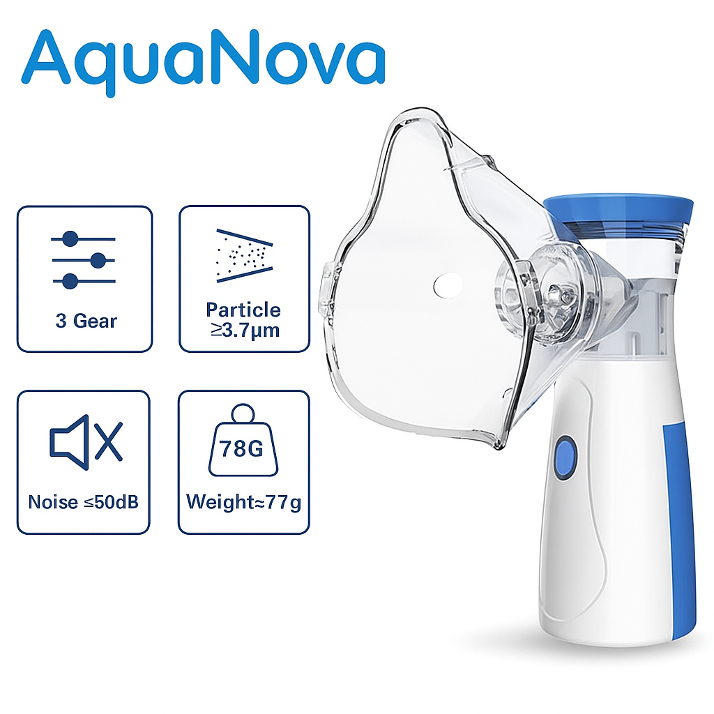 AquaNova™ Portable Handheld Nebulizer
