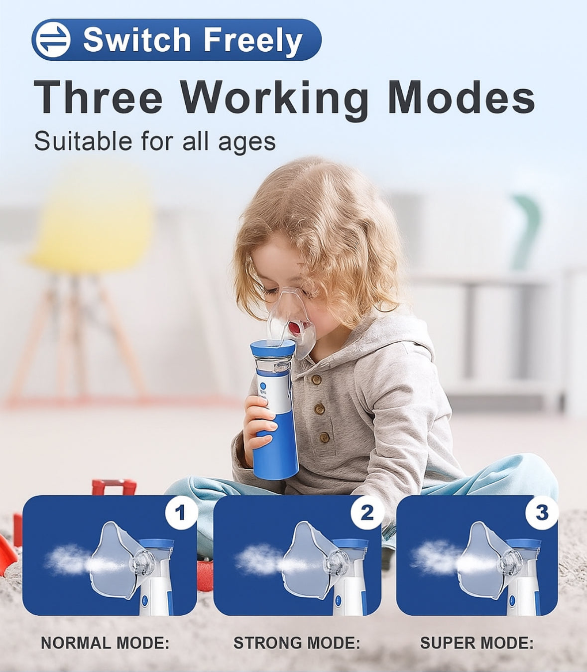 AquaNova™ Portable Handheld Nebulizer